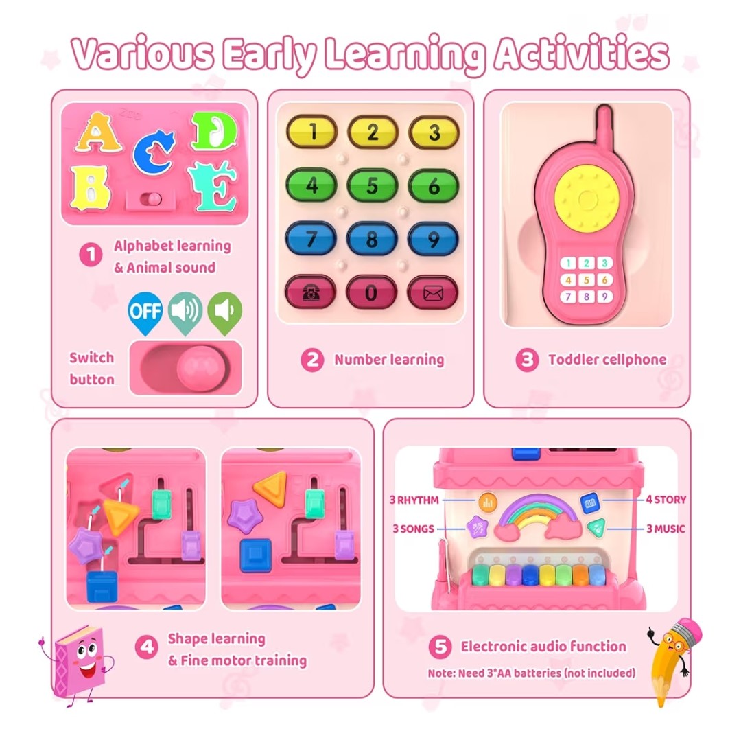 Montessori Musical House Toddler Learning Toy