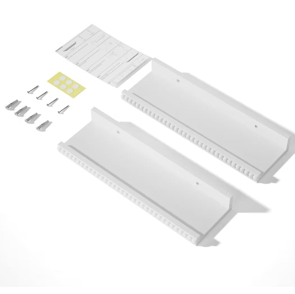 White Floating Shelves (2 pack)