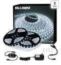 LED Strip Lights 50ft x 2 Dimmable White Light
