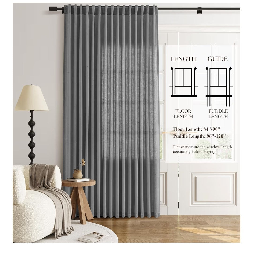 SPWIY Blazer Grey 1 Panel Curtain