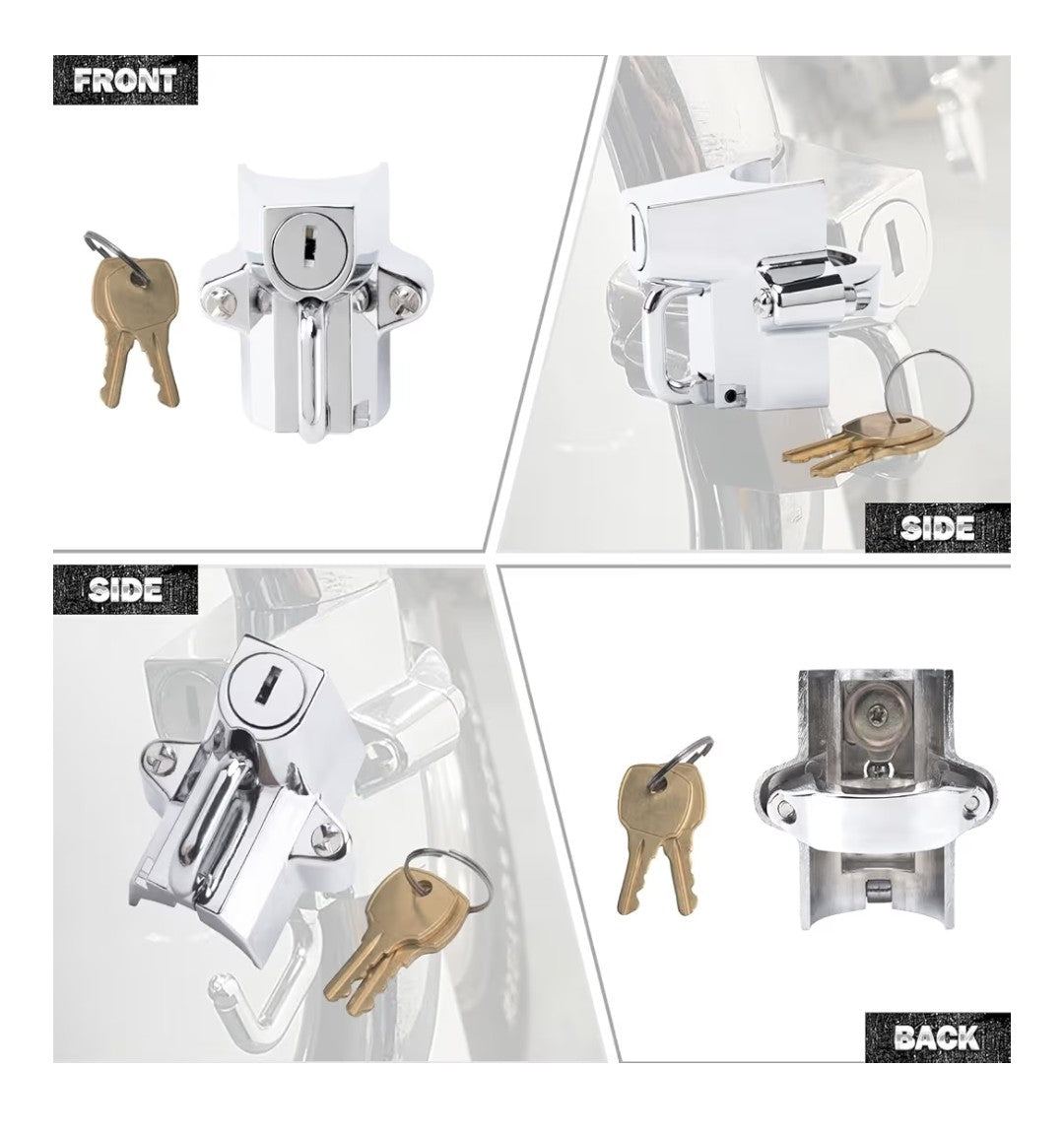 Motorcycle Helmet Lock