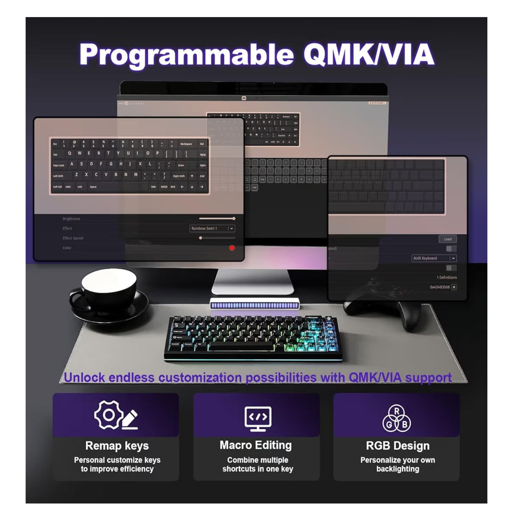 YUNZII AL65 Wireless Mechanical Keyboard