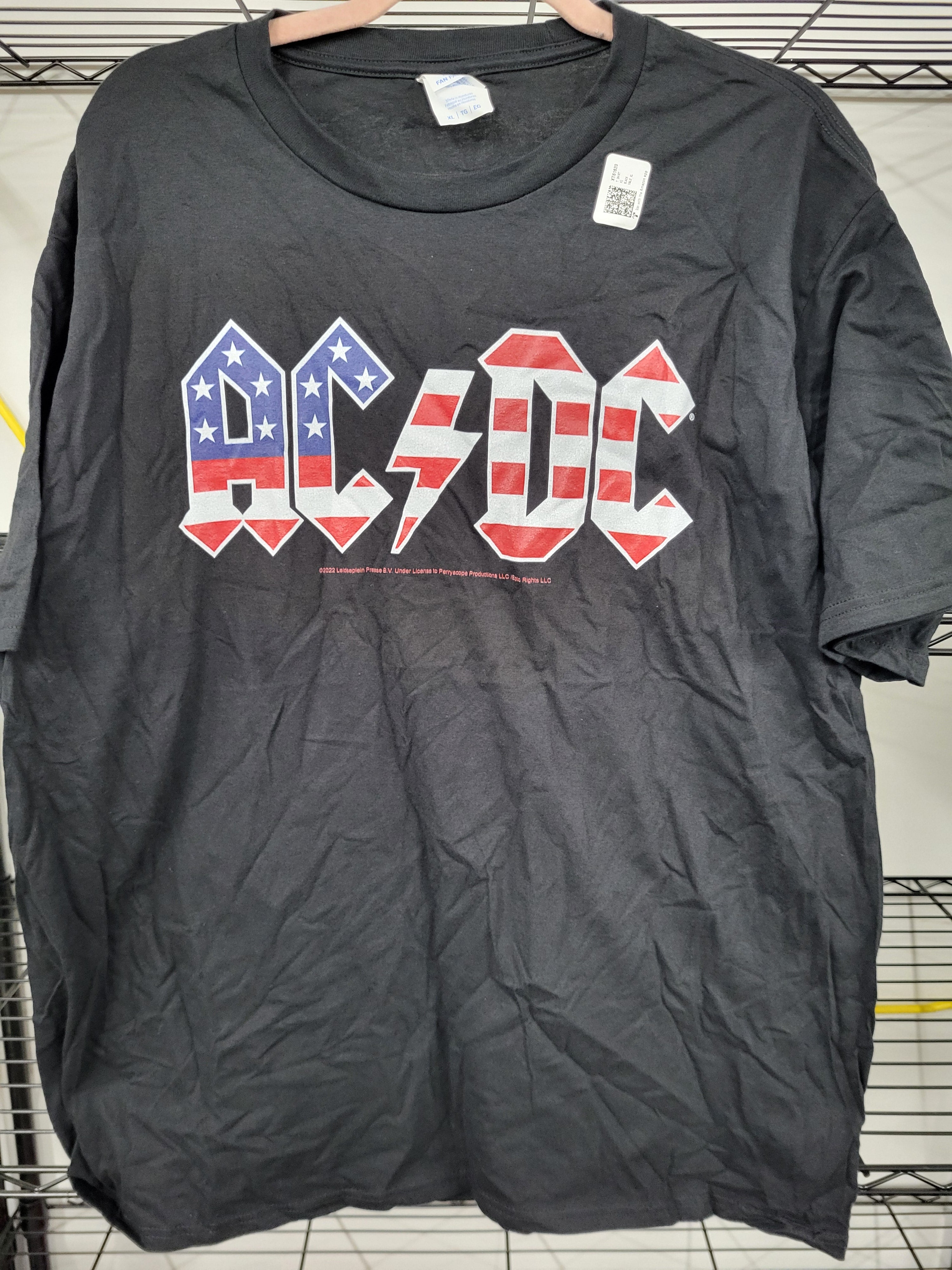 American Flag AC/DC T-Shirt (XL)