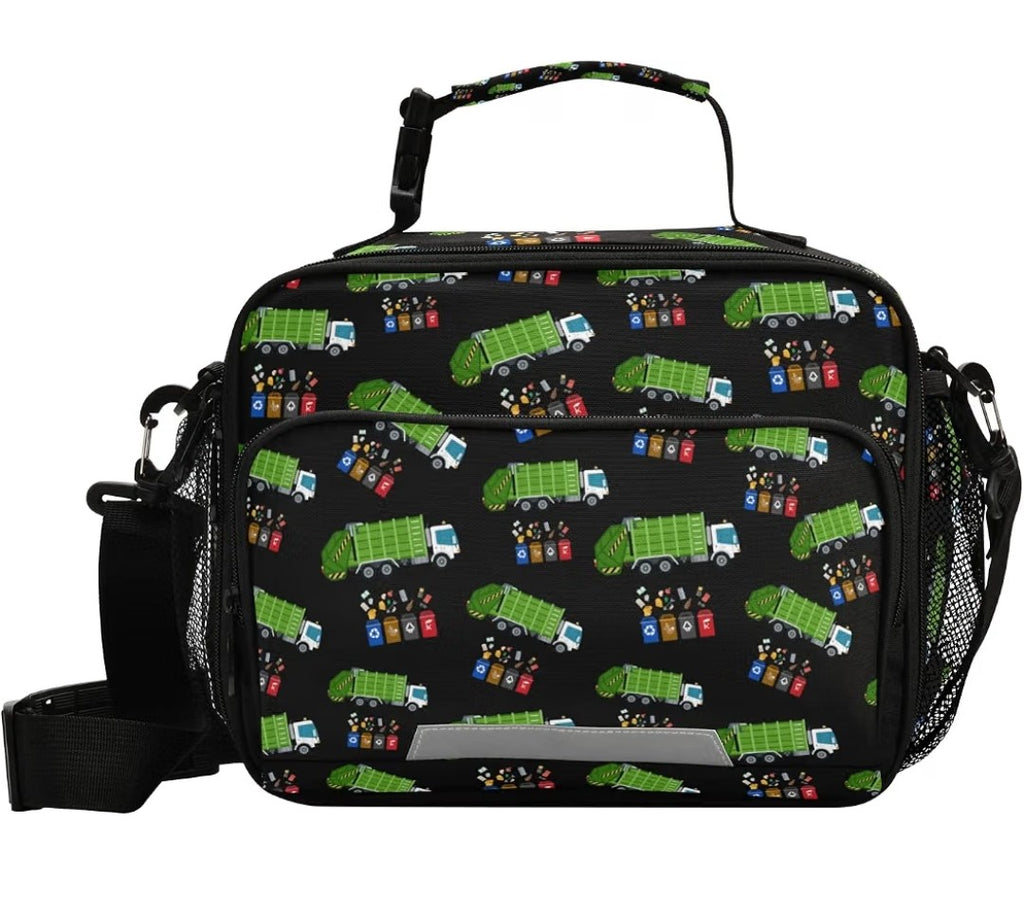 Garbage Truck Recycling Lunch Bag