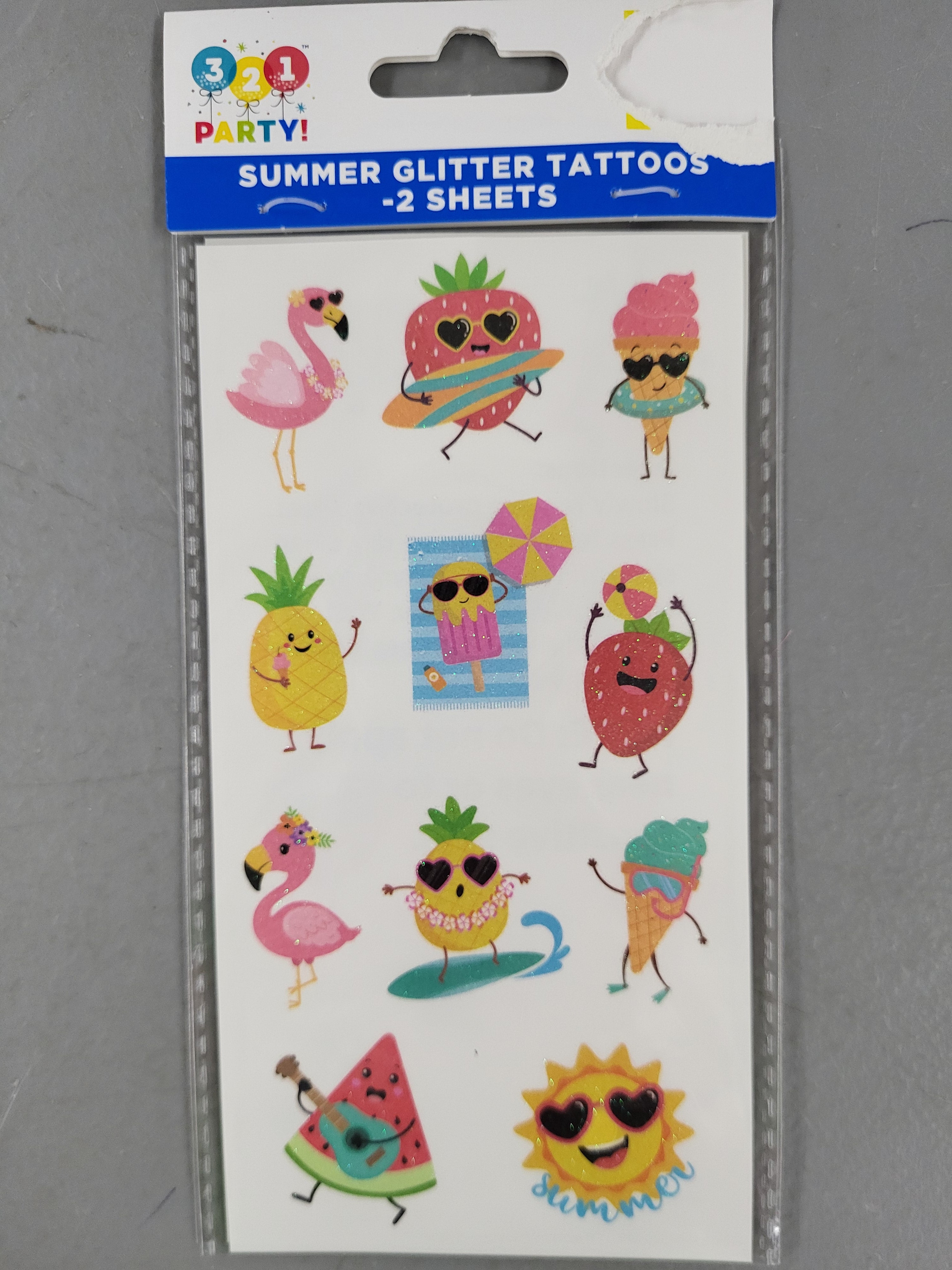 Glitter Tattoos (14 total Sheets)