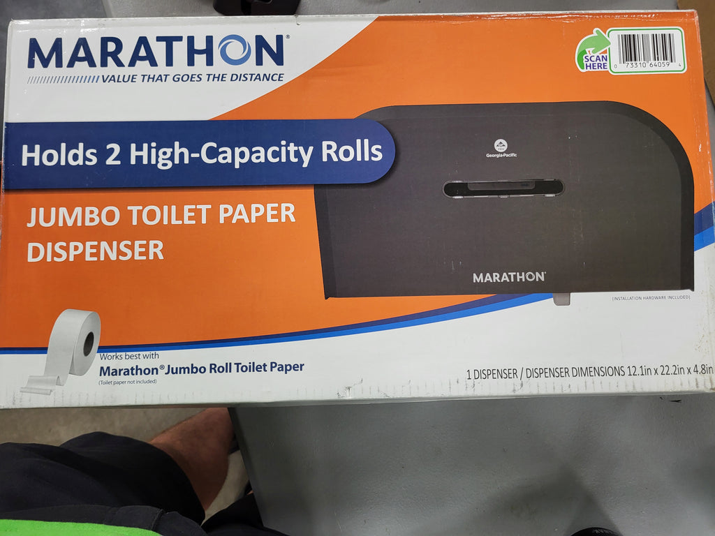 2-Roll Jumbo Toilet Paper Dispenser