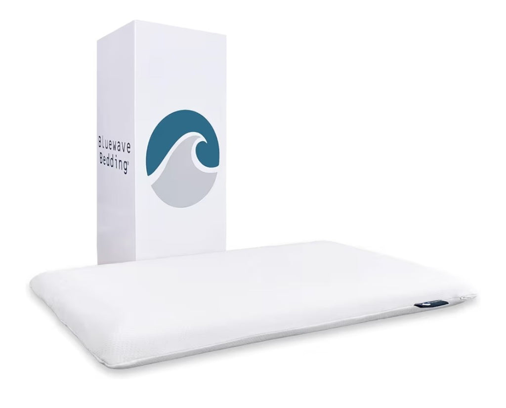 Bluewave Extra Slim Gel Memory Foam Pillow (Standard)