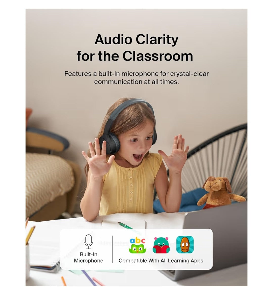 Belkin SoundForm Mini Wireless Kids Headphones