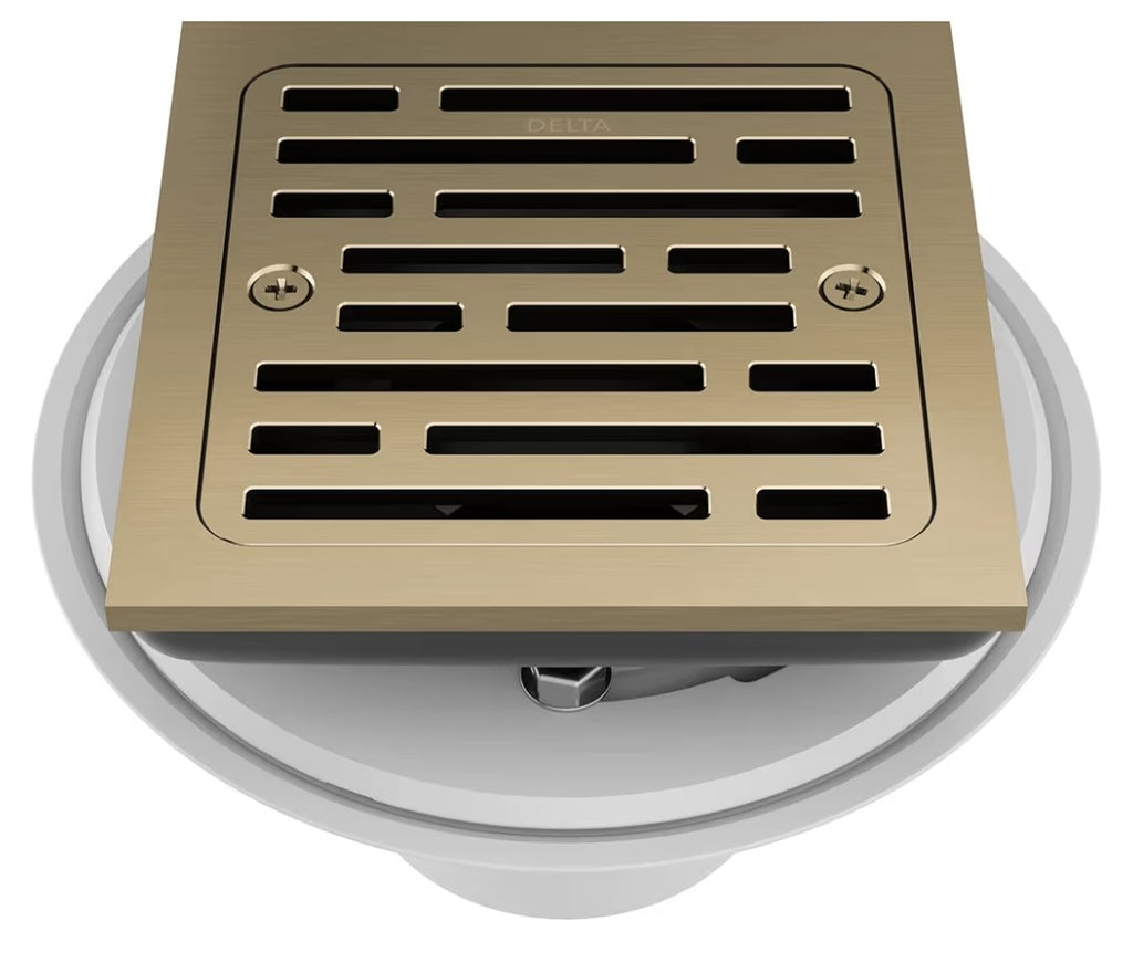 Delta Square Shower Floor Drain Kit (4in)