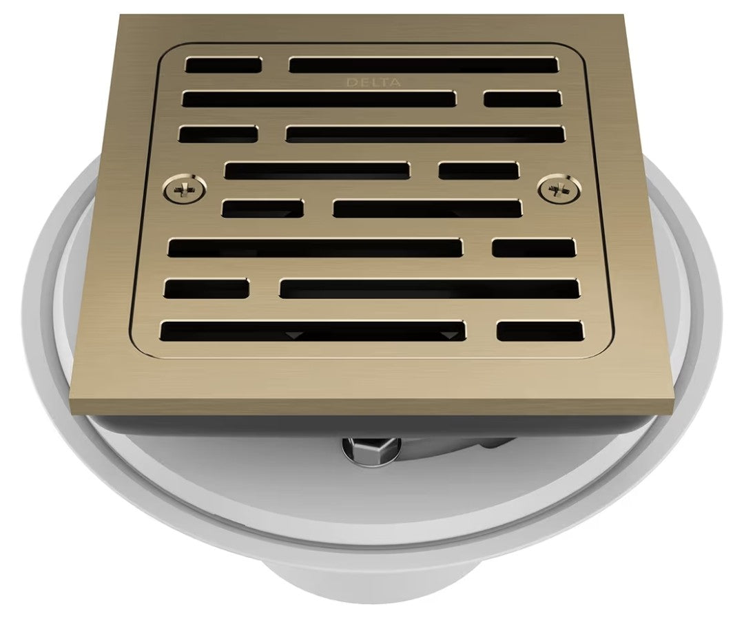 Delta Square Shower Floor Drain Kit (4in)