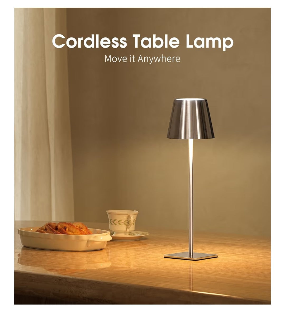 U.E Cordless Table Lamp 3 pack (Silver)