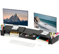 Spacrea Metal Desk Organizers and Accessories, Dual Monitor Stand.