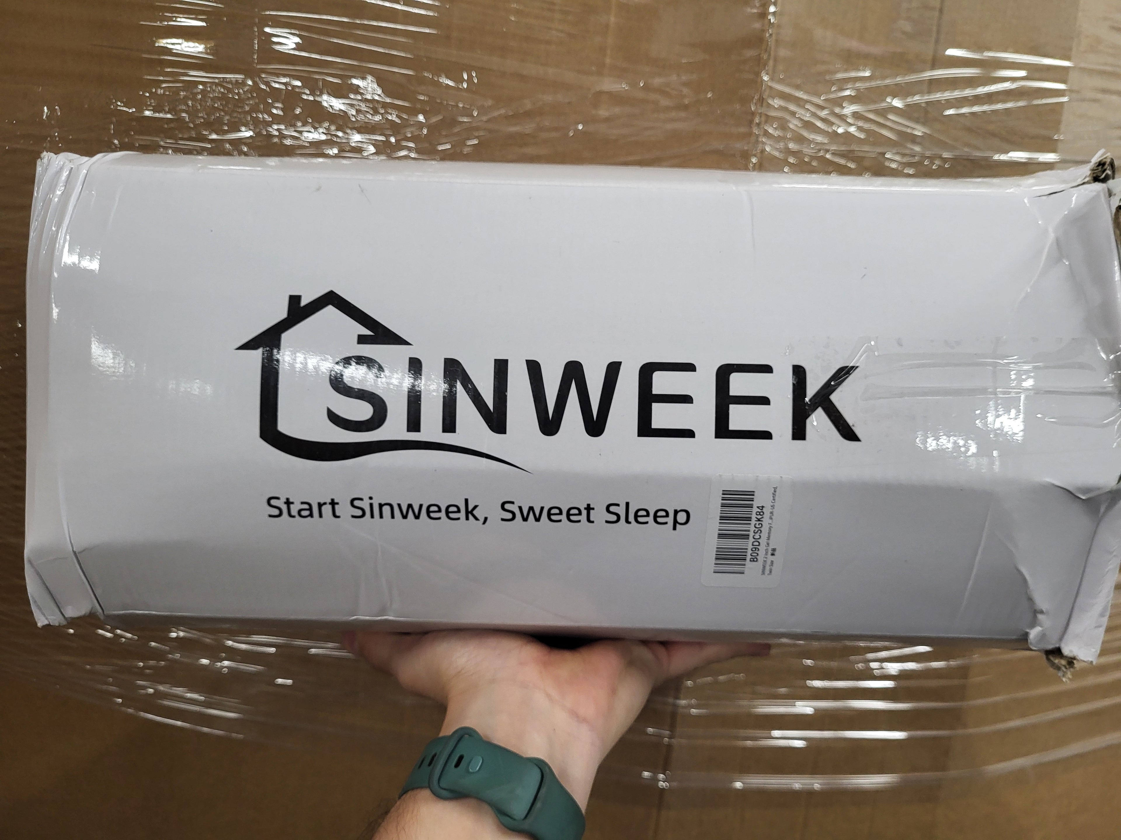 Sinweek Memory Foam Mattress Topper Twin Size