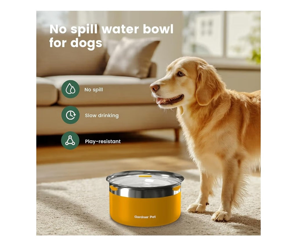 Garden Pet 1gal Slow Water Bowl