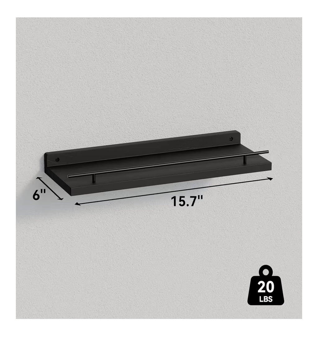 Floating Shelves set of 3 (Black)