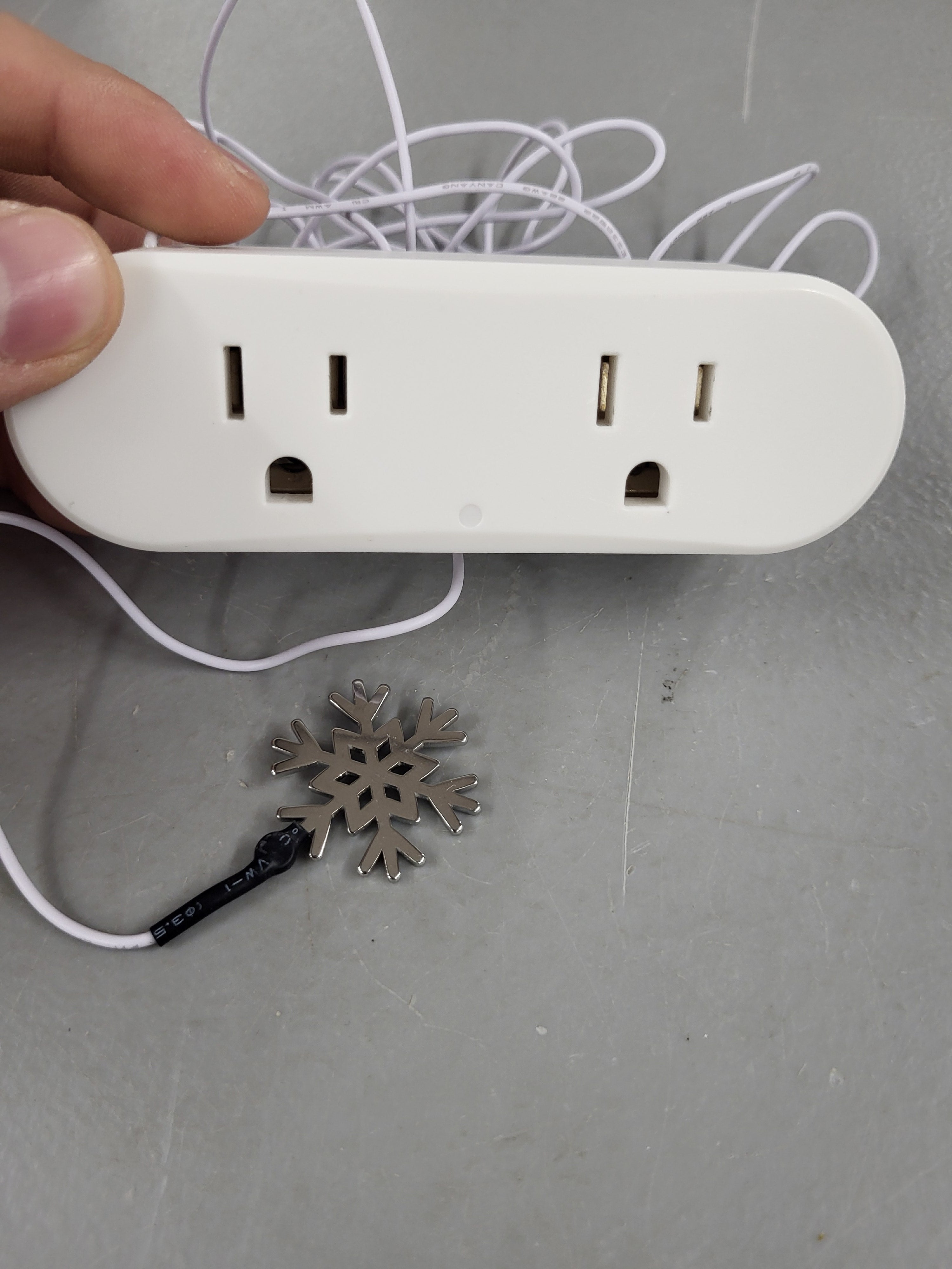 Enhon On/Office Touch Control (White with a Snow Flake)