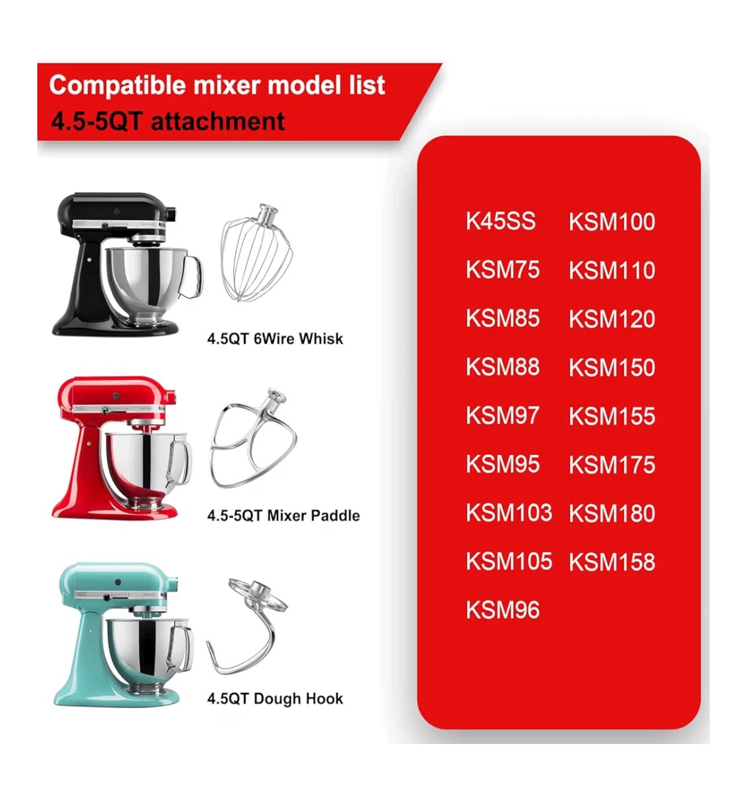 Stainless Steel Mixer Accessories