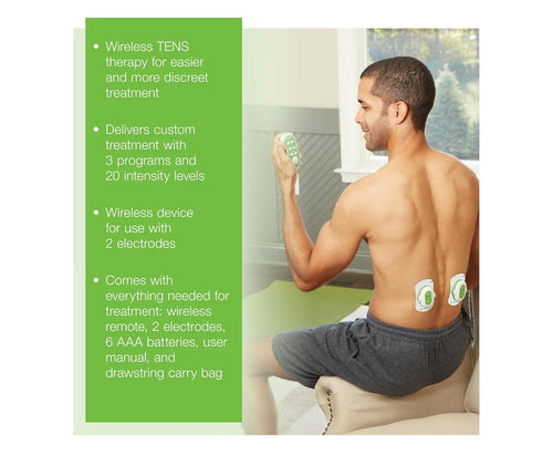 AccuRelief Wireless TENS Unit with Remote Control