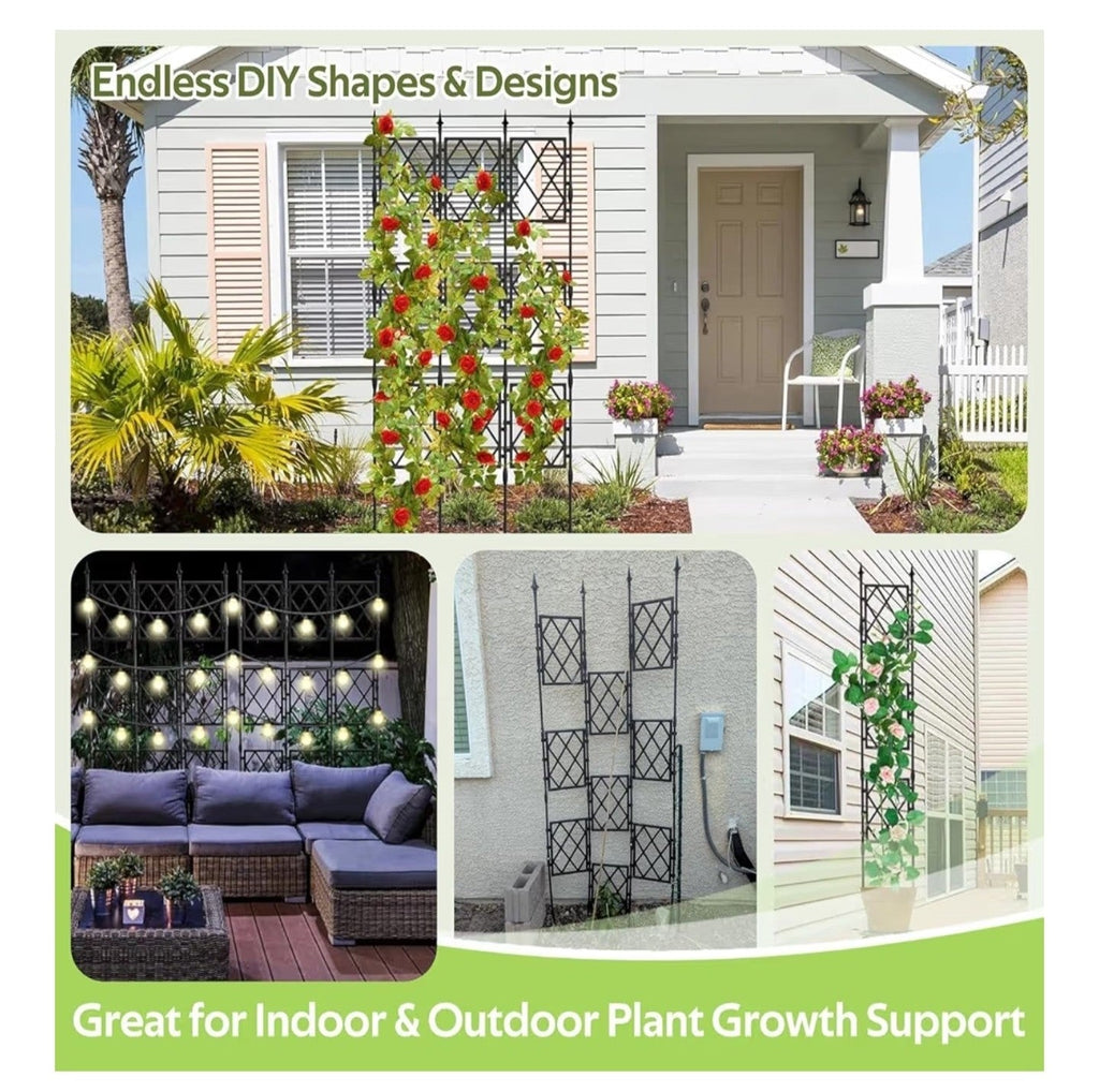 Garden Trellis for Climbing Plants Outdoor - 65"