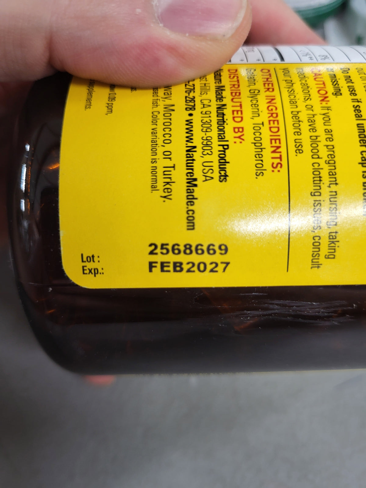 Nature Made Fish Oil (150 Soft Gels)