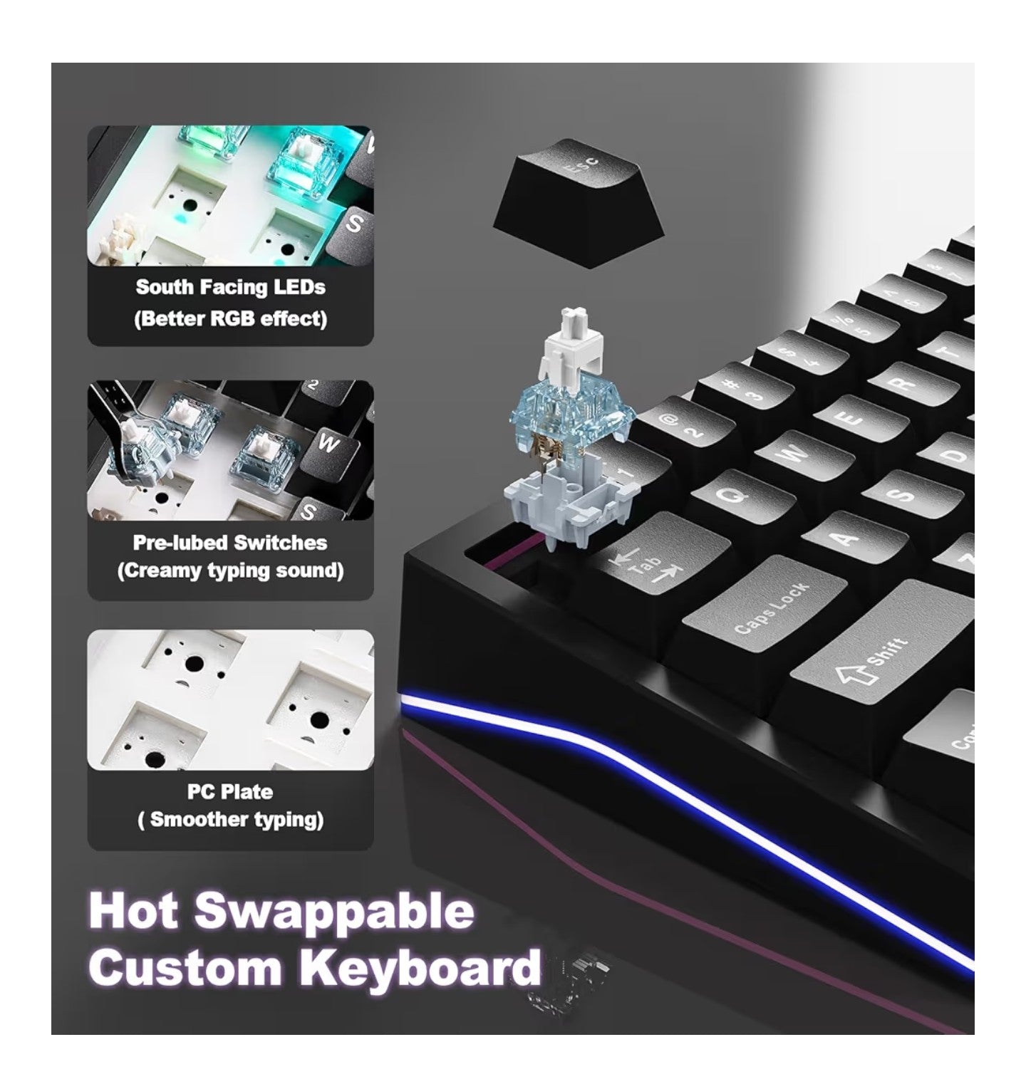 YUNZII AL65 Wireless Mechanical Keyboard