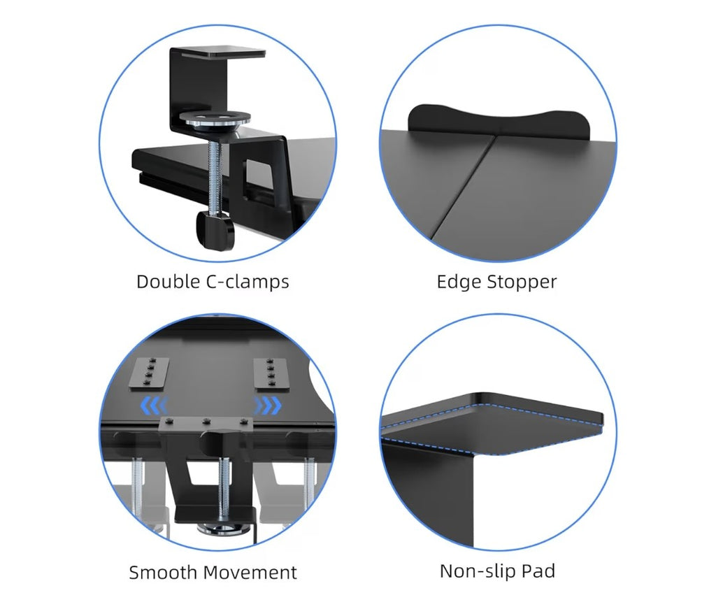 Supertek Keyboard Tray Under Desk Pull Out