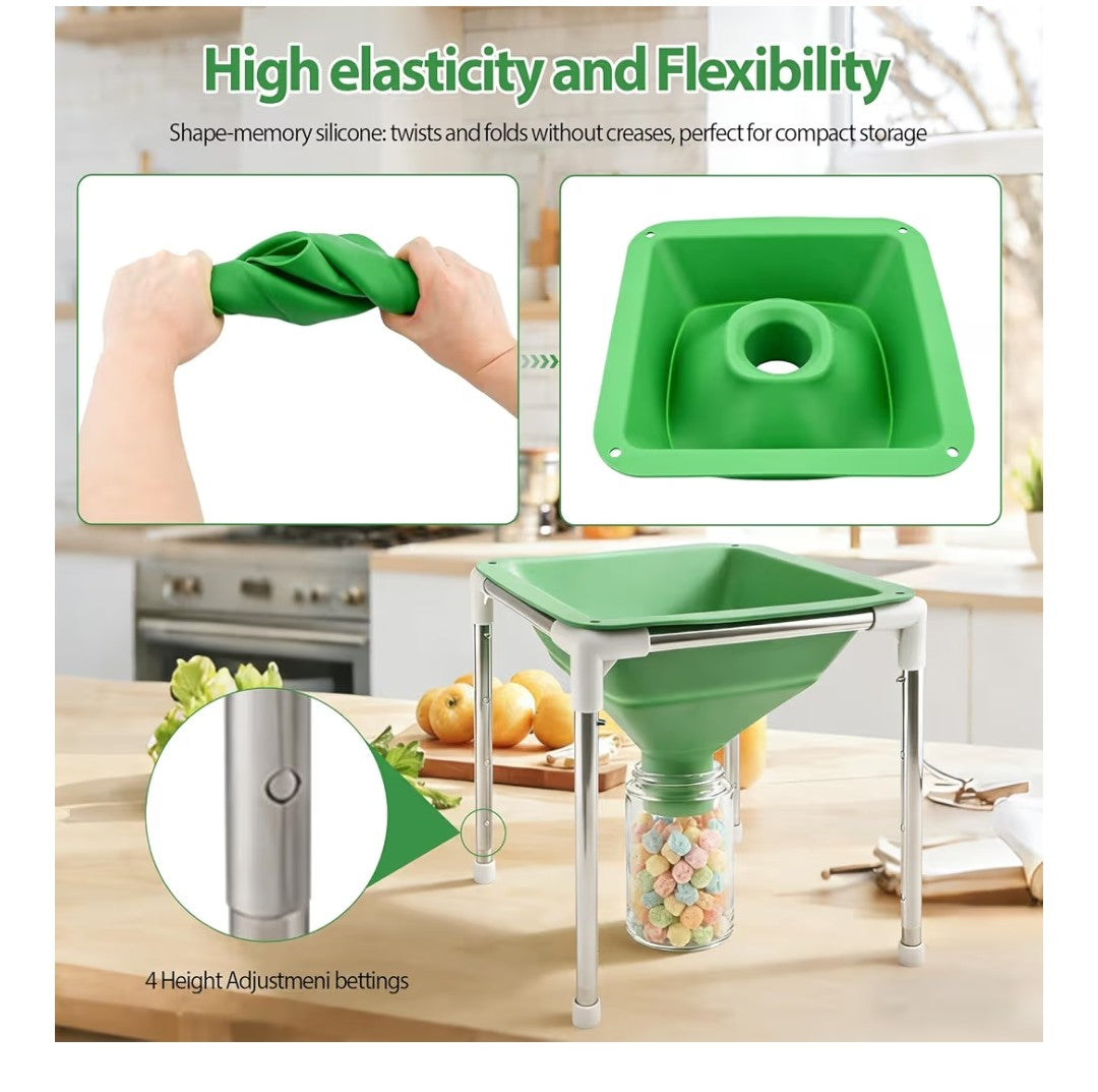 Large Collapsible Silicone Funnel
