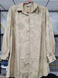 Long Sleeve Oversized Button Down Shirt (Medium)