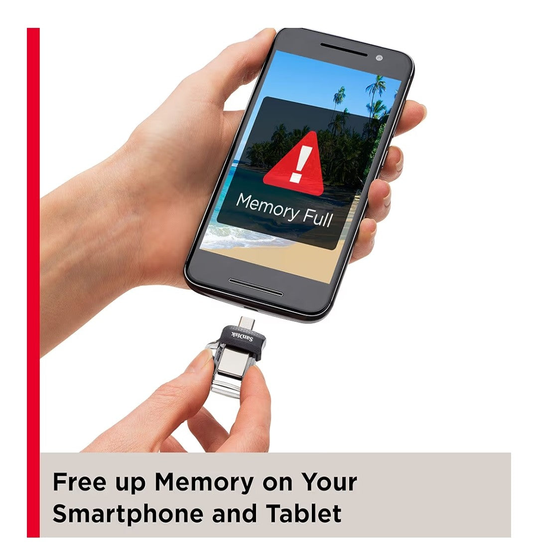 SanDisk Ultra Dual Drive m3.0 Micro USB to USB A