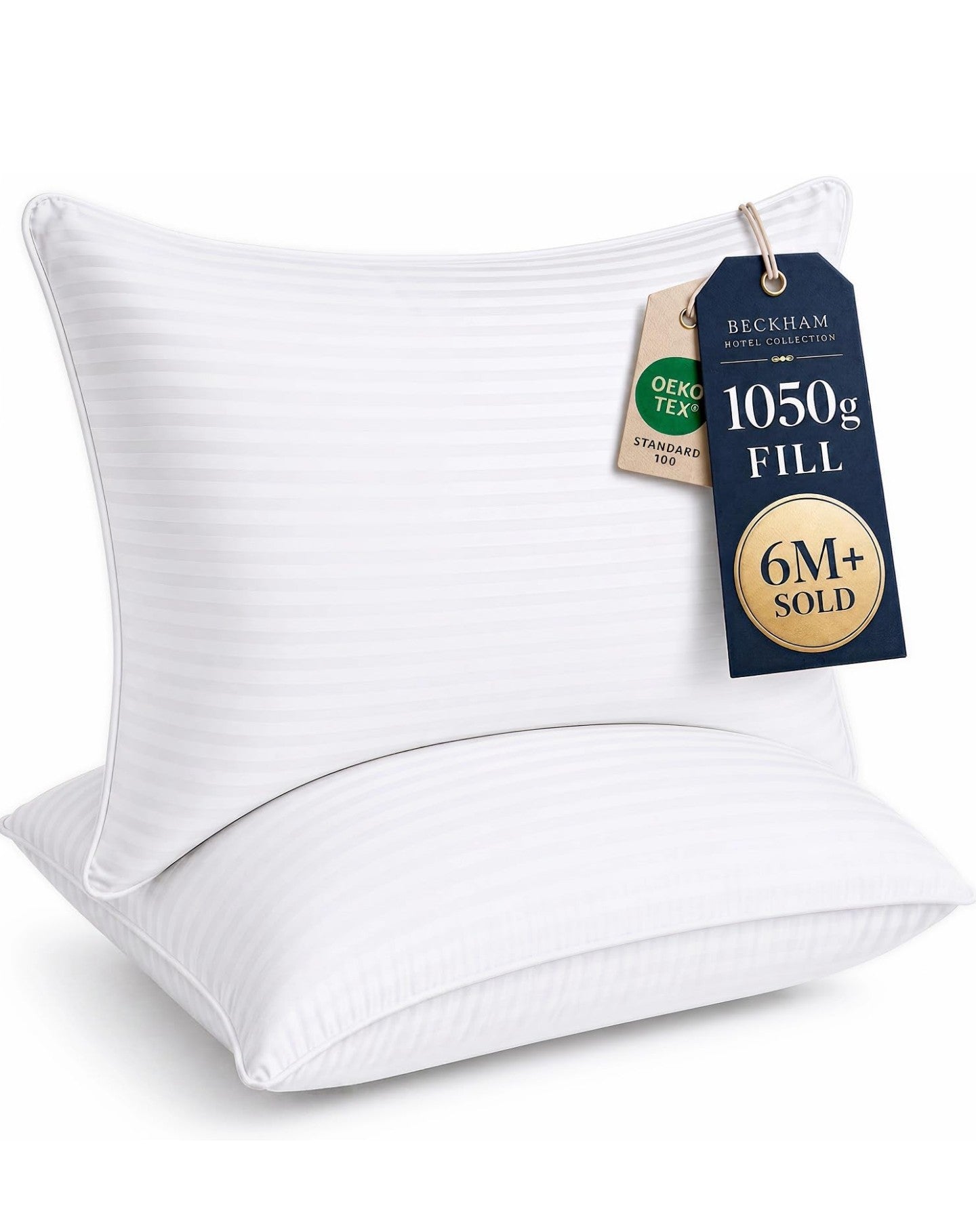 Beckham Hotel Collection Bed Pillows Standard/Queen Size Set of 2