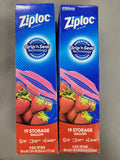 Ziploc Gallon Food Bags 19 count (2 pack)
