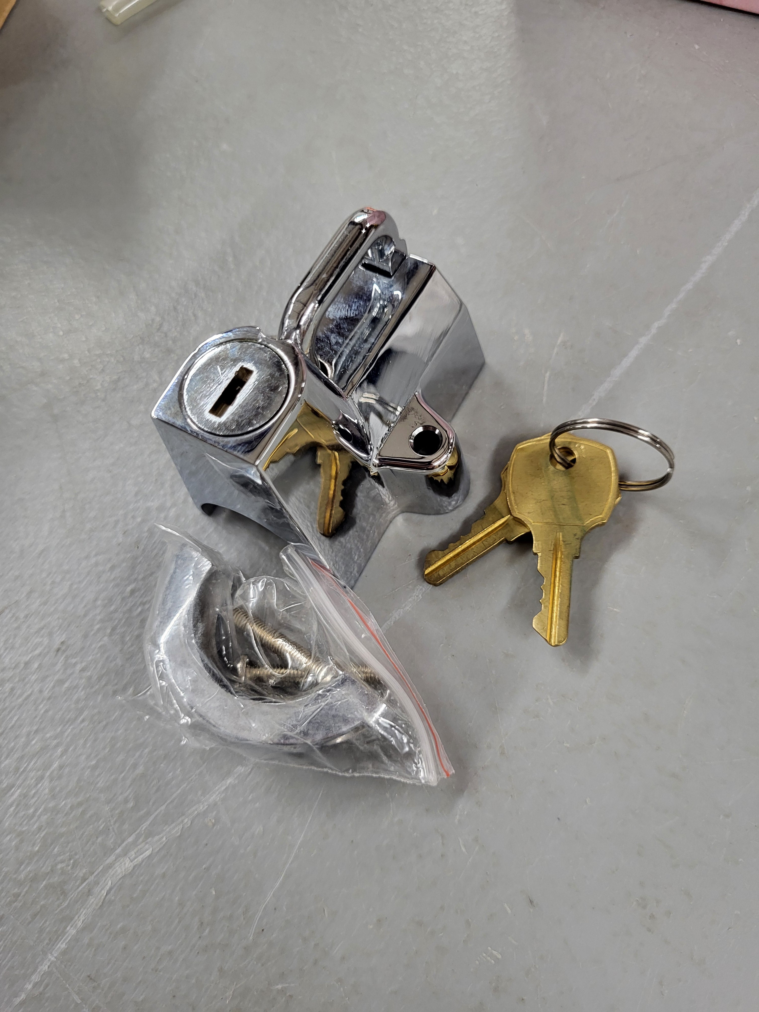 Motorcycle Helmet Lock