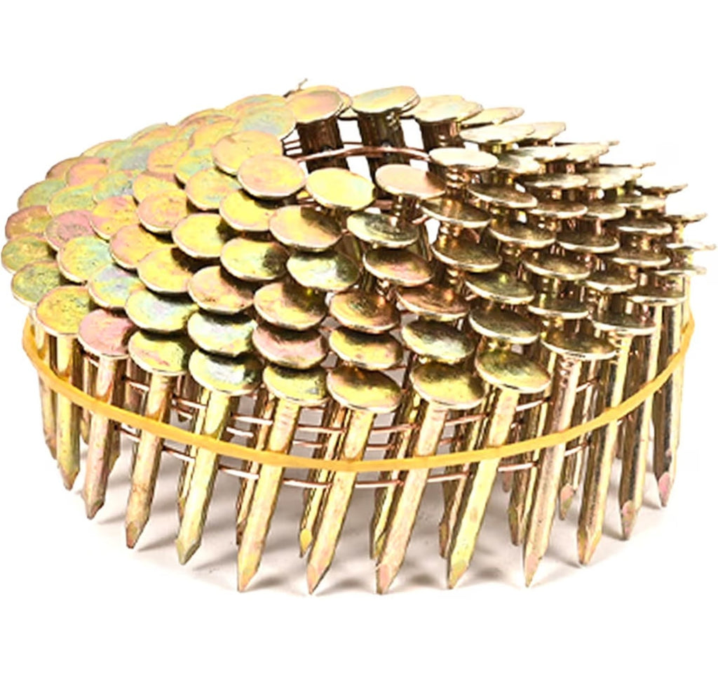 (306)
3600 Count Coil Roofing Nails 3/4-Inch x .120-Inch for Roofing Nail Gun.