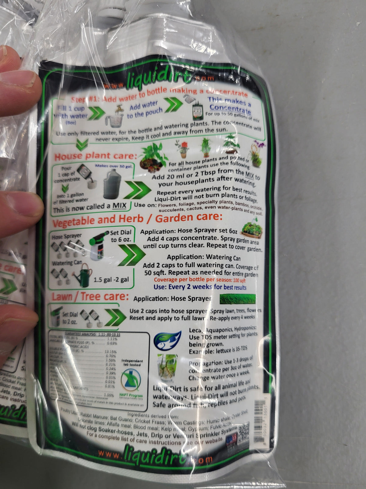 Liqui-Dirt, All Purpose Plant Food (4 pack)