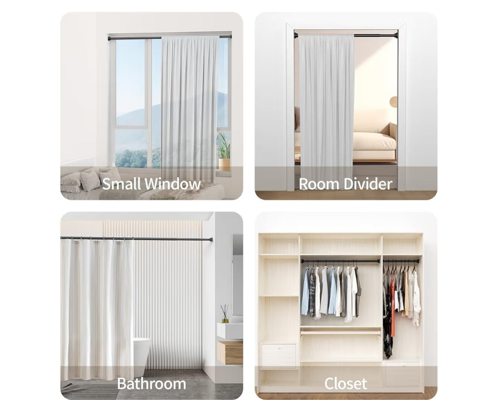 Mcrbeay Shower Curtain Rod 19-73in