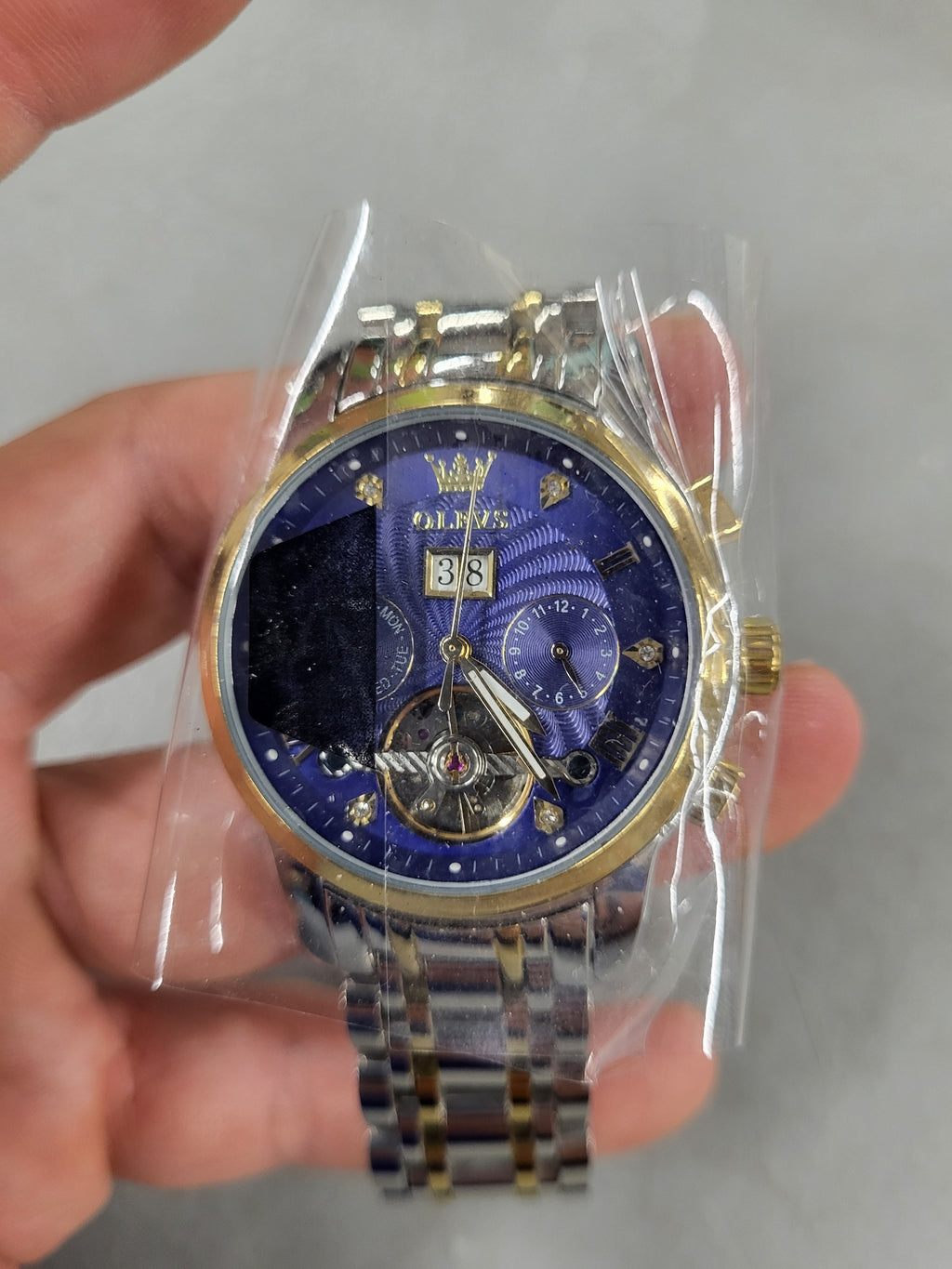 OLEVS Automatic Skeleton Watch