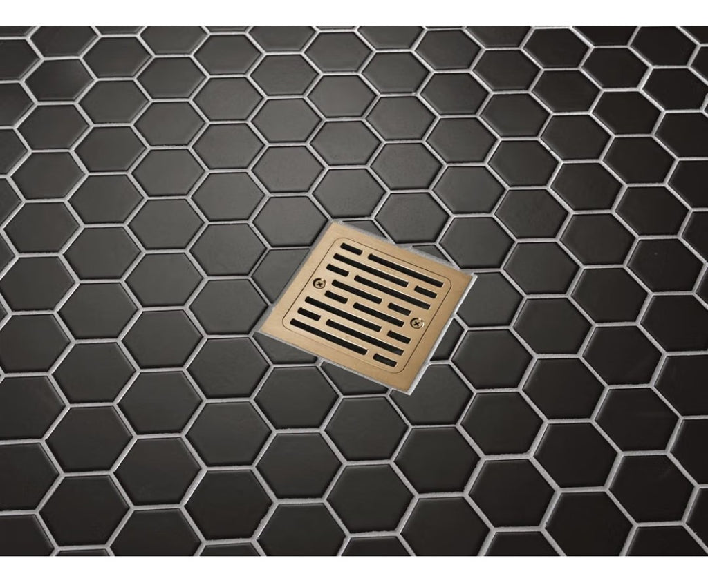 Delta Square Shower Floor Drain Kit (4in)