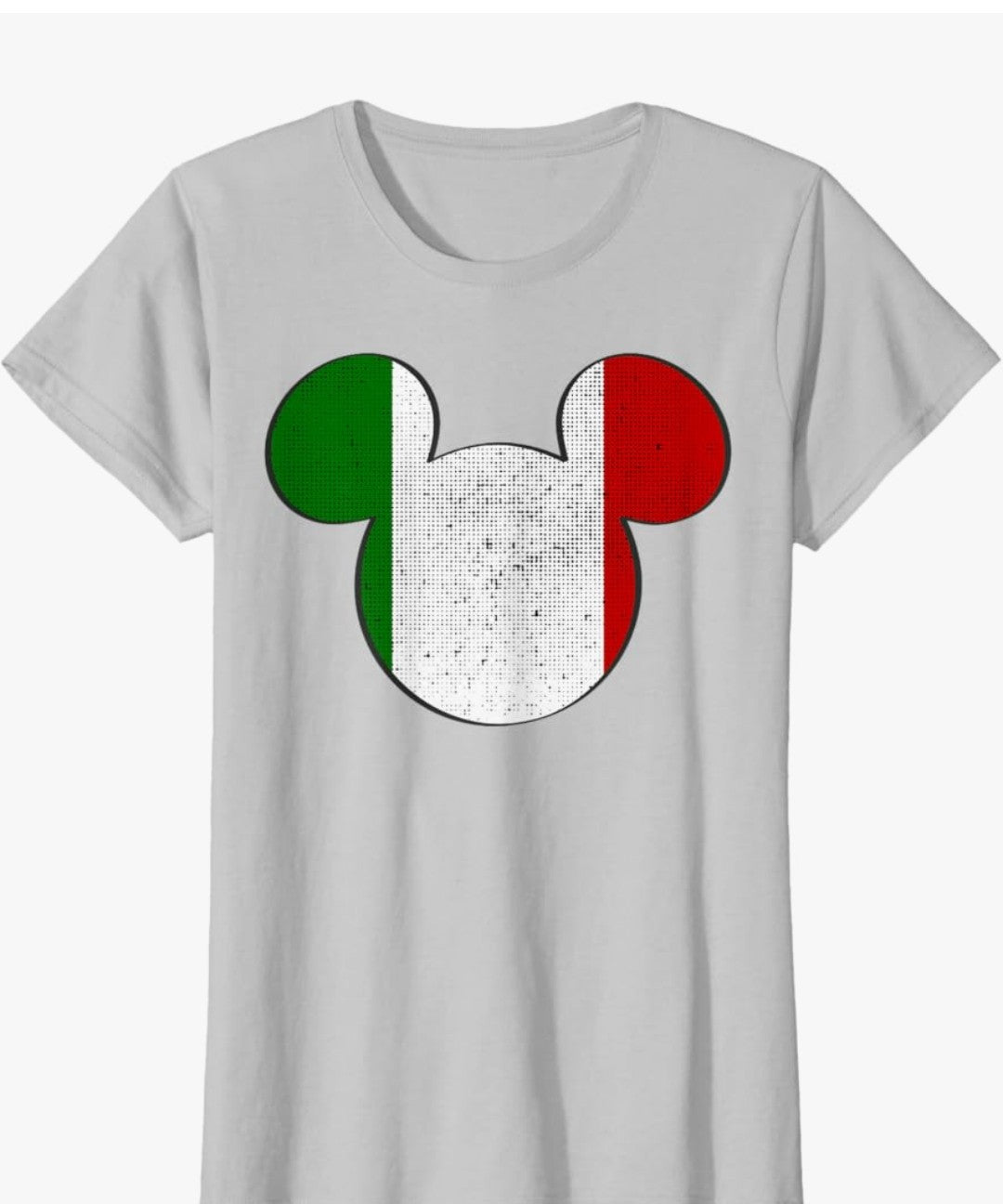 Mikey Mouse Italy Flag Logo (Womens 2XL)