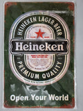 Heineken Metal Sign