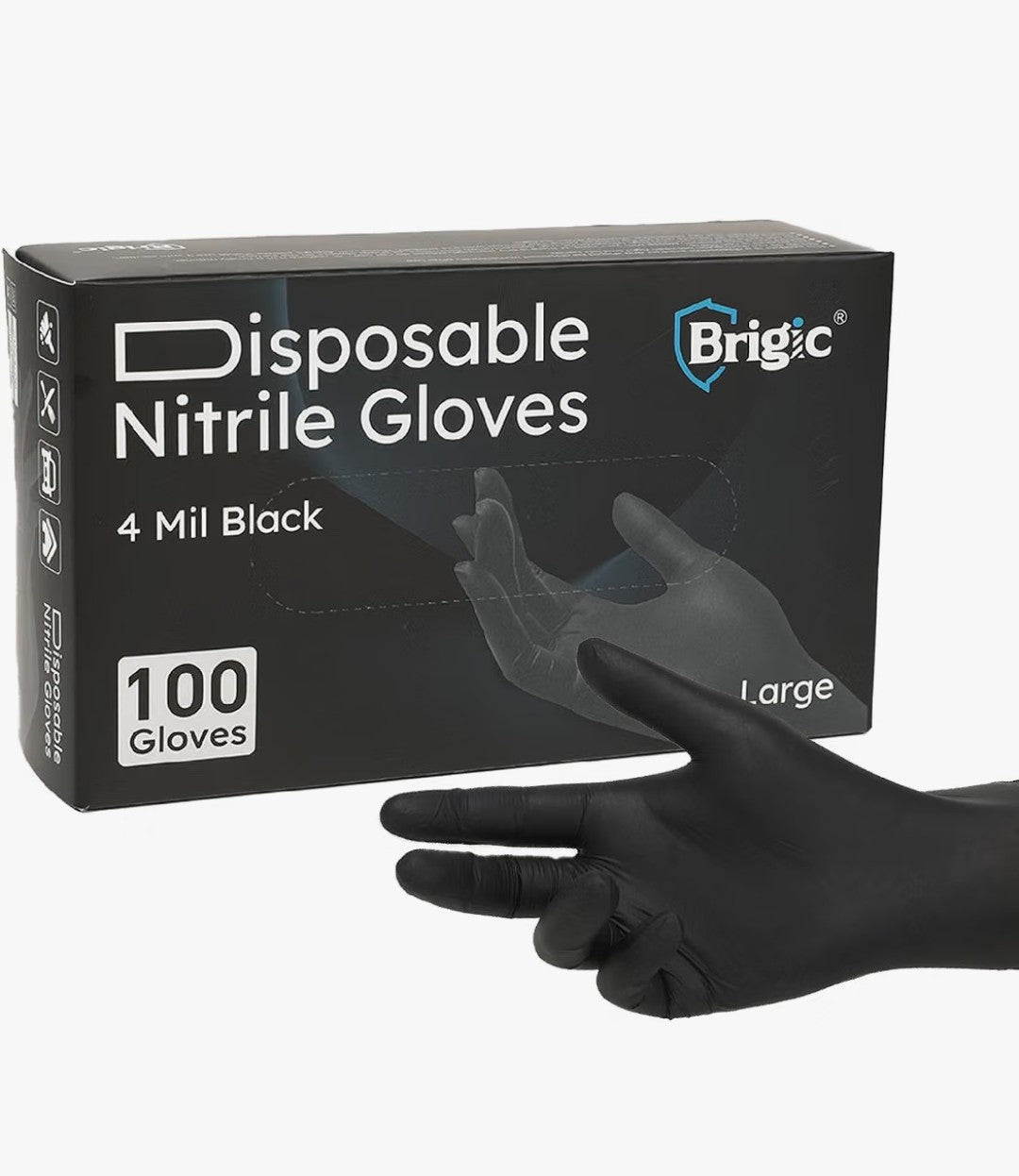 Disposable Nitrile Gloves (Large)