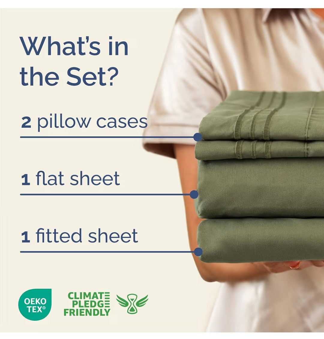 CGK Linens 4 piece Sheet Set (King Size)