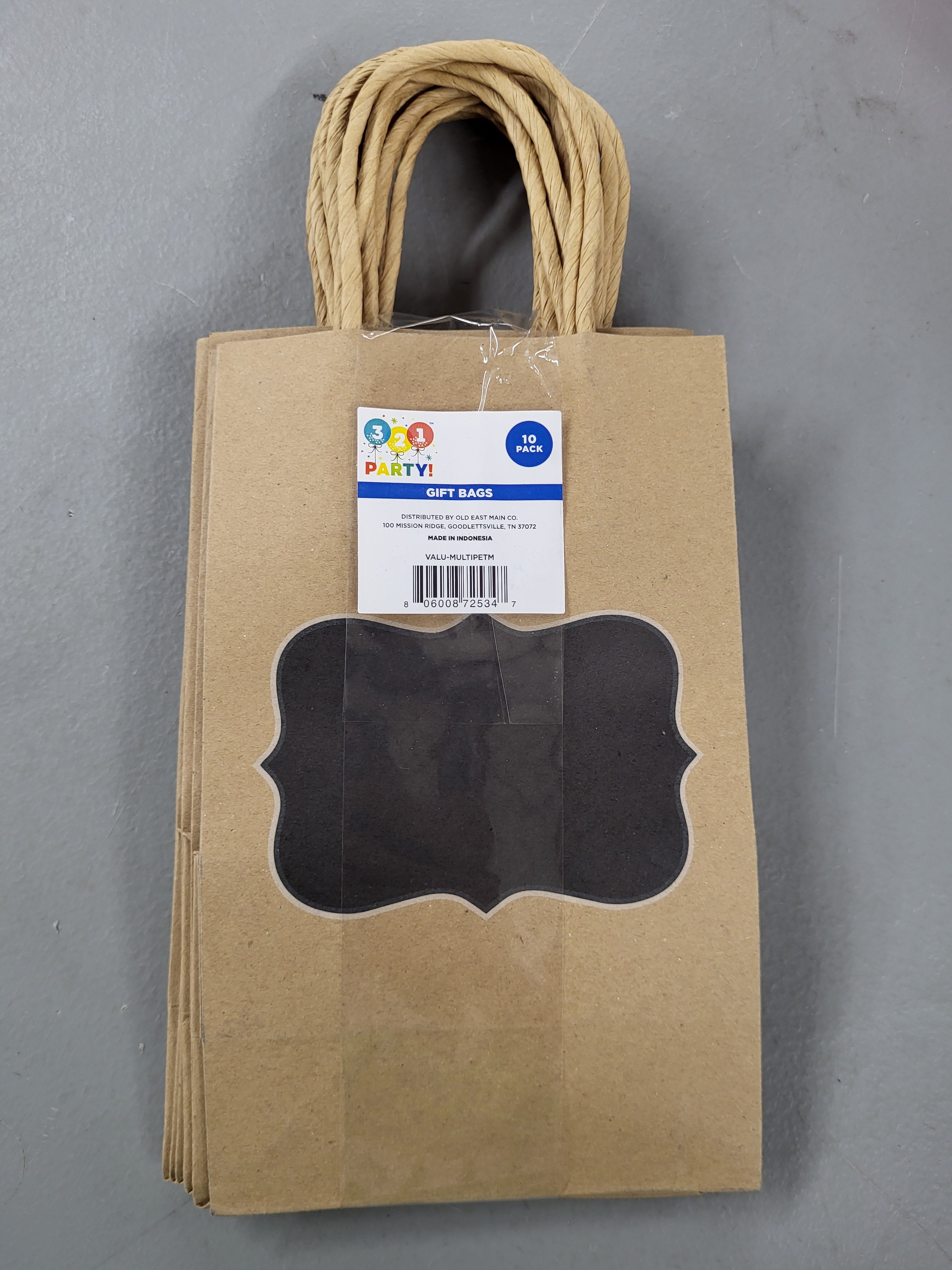 Brown Gift Bags (4 total packs)
