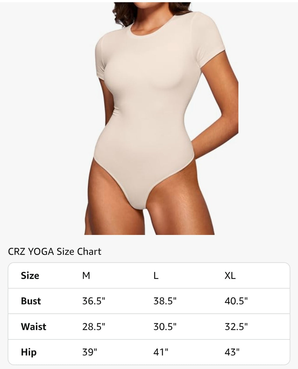 CRZ YOGA Short Sleeve Bodysuit (Size Medium 8/10)