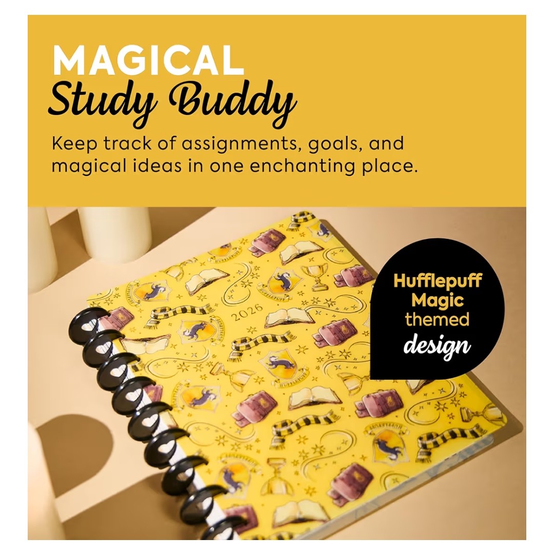 Harry Potter Hufflepuff 2026 12 month Calender