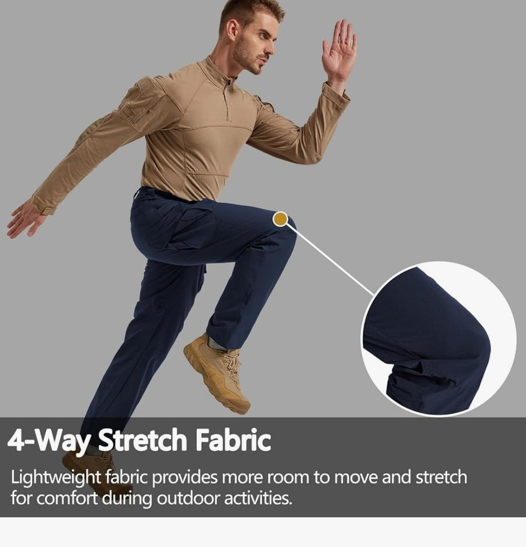 Hiwise Black Cargo Pants (Size 32x30)