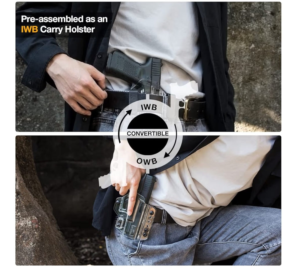 Gun Flower Clear Holster Sig P365