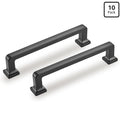 Matte Black Cabinet Pulls, 6" (10 pack)