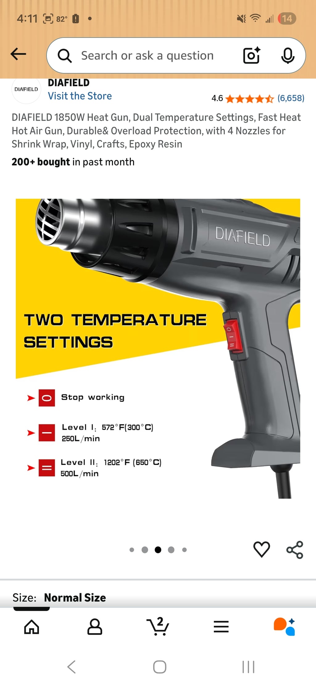 Diafield Heat Gun