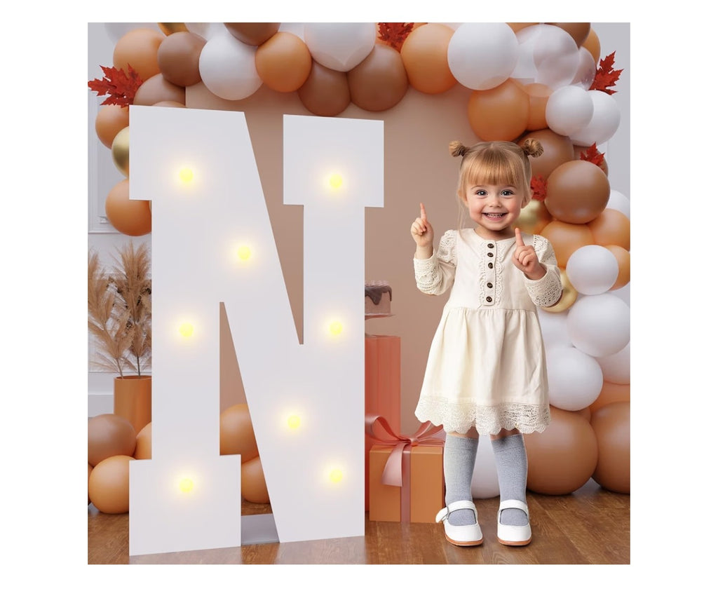 Bugame 3FT Light Up Letter N