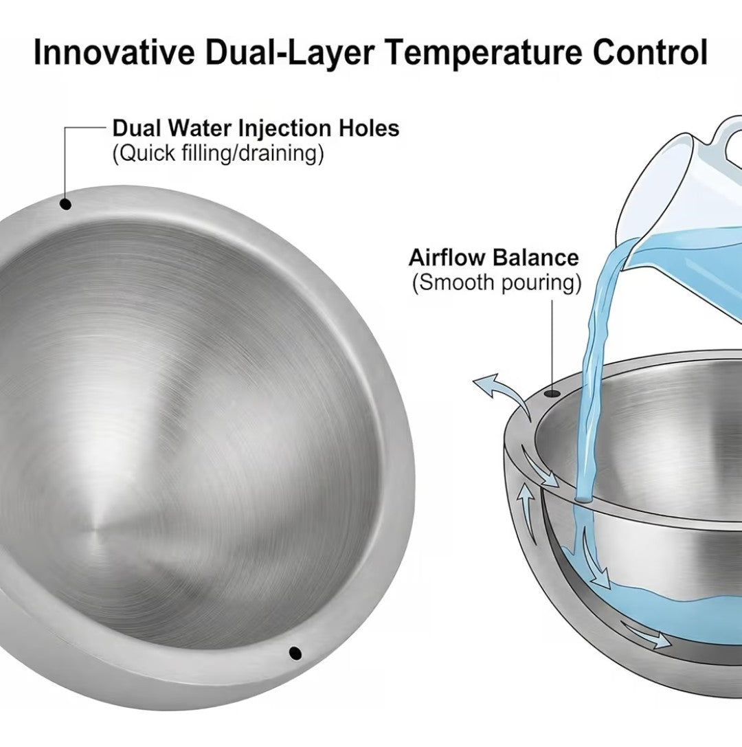 Double Wall Vacuum Insulated Serving Bowl 35oz